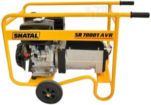 גנרטור בנזין תלת-פאזי כולל מייצב מתח 2500W/7000W שטל (התנעה חשמלית כולל מצבר)