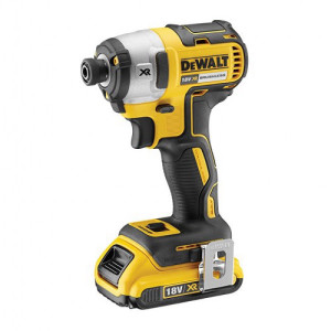 מברגת אימפקט DeWalt נטענת 18V סוללות 2Ah