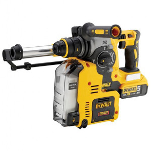 פטישון DeWalt נטען 5Ah 18V+ התקן שאיבה מיוחד