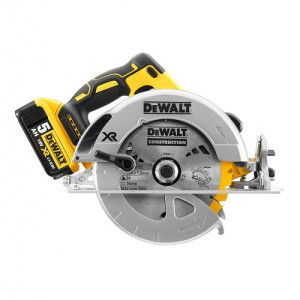 מסור עגול "1/4 7 לעץ DeWalt נטען 5Ah 18V