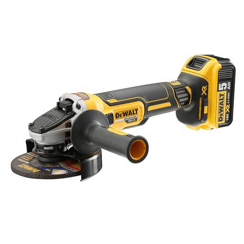 משחזת זווית 5 DeWalt נטענת 5Ah 18V