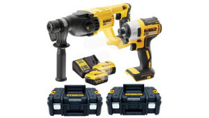 סט 2 כלים נטענים DeWalt 18V