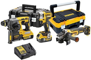 סט 4 כלים נטענים DeWalt 18V
