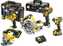 סט 5 כלים נטענים DeWalt 18V