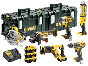 סט 6 כלים נטענים DeWalt 18V