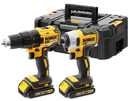 סט 2 מברגות נטענות DeWalt 2Ah 18V סדרה 1