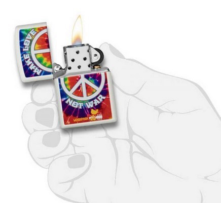 מצית זיפו 50 שנה לוודסטוק