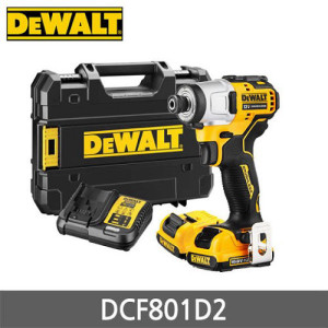 מברגת אימפקט DeWalt נטענת 12V סוללות 2Ah