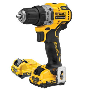 מברגה/מקדחה רוטטת DeWalt נטענת 2Ah 12V