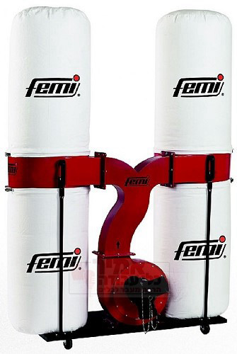 שואב נסורת לנגרות מנוע תלת פאזי FEMI 2200W שטל