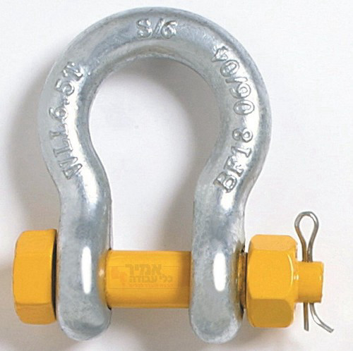 שאקל אומגה תיקני + אבטחה מידה 1/2 עומס 2 טון תוצרת Aseke Norway