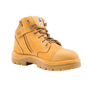 נעלי בטיחות ללא מגן פרקס רוכסן ¾ O2 SRC חום בהיר