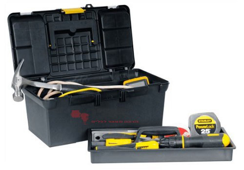 ארגז כלים 20 + אורגנייזר סגר פלסטיק STANLEY
