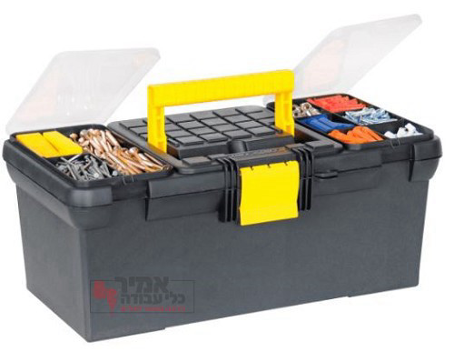 ארגז כלים 20 + אורגנייזר סגר פלסטיק STANLEY