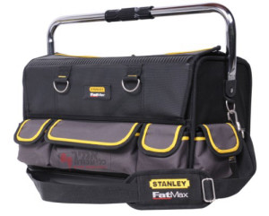 תיק כלי עבודה כפול עם ידית נשיאה ממתכת STANLEY FATMAX