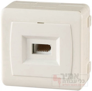 שקע טלפון בזק לבן NK ארכה