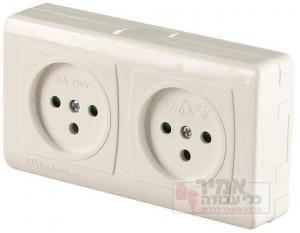 רב שקעים - 2 שקעים NK ארכה