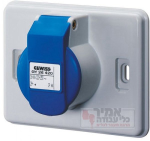 שקע תעשייתי GEWISS 230V ארכה