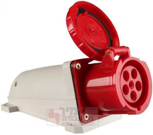 שקע לקיר תלת פאזי מוגן מים VEGA 63A ארכה