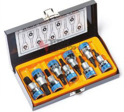 מארז 9 ביטים בוקסה "1/2 טורקס אורך 60 מ"מ KING TOOLS