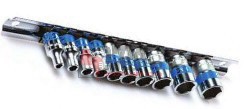 מארז 10 בוקסות "1/4 4-13 מ"מ KING TOOLS