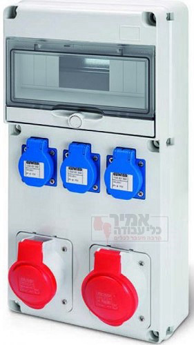 קופסת שירות 3 שקעים 10 מודולים 532.210 GEWISS ארכה