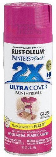 ספריי צבע Ultra Cover 2X ורוד מבריק