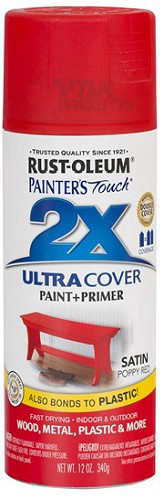 ספריי צבע Ultra Cover 2X אדום