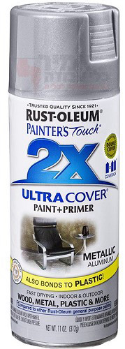 ספריי צבע Ultra Cover 2X אלומיניום