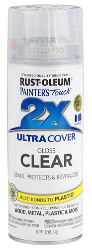 ספריי צבע Ultra Cover 2X לכה מבריק
