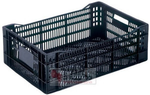 ארגז מרושת לחקלאות 40 ליטר צבעוני/שחור PLASGAD
