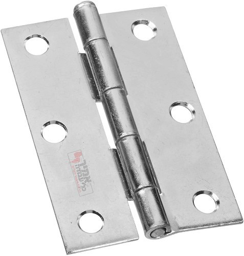 ציר ספר נירוסטה 80X80X1.5 עם 6 חורים