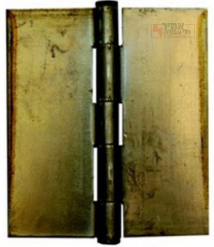 ציר ספר שחור לריתוך 4″X4″X2 ללא חורים