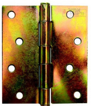 ציר ספר מגולוון 4″X3.5″X2 עם 8 חורים