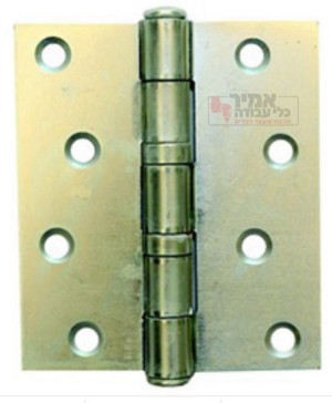 ציר ספר נירוסטה 101X88X2.5 עם 2 מיסבים 8 חורים