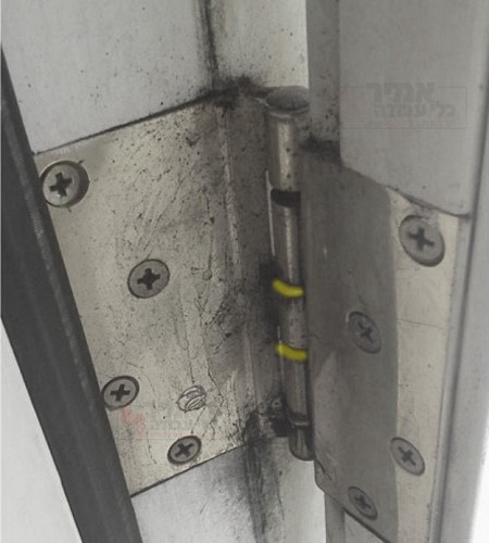 זוג ציר ספר מכופף מידה 4″X2.5″X2 עם 8 חורים