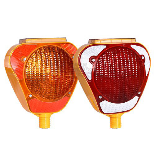 נצנץ סולארי דו צדדי צהוב כולל מחזירי אור תוצרת אירופה MFK