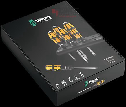 סט 6 מברגי דפיקה WERA מסדרת Kraftform