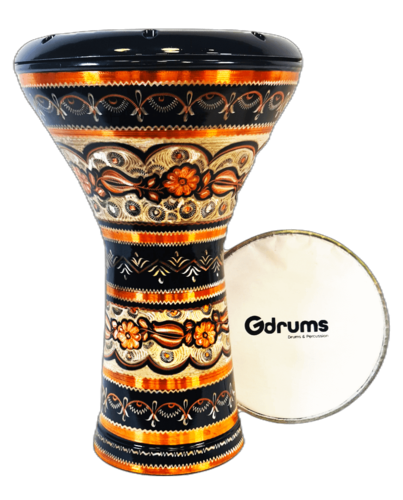 דרבוקה נחושת מקצועית בעיצוב אותנטי EC-GE17 מבית Gdrums