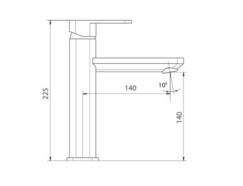 שירטוט ברז פרח בינוני 305443F16S נירוסטה מוברש PVD סדרת רומא חמת