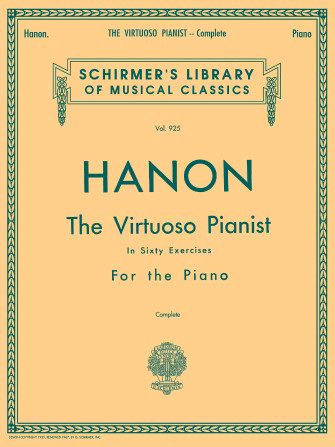ספר תווים Hanon: The Virtuoso Pianist In 60 Exercises For The Piano