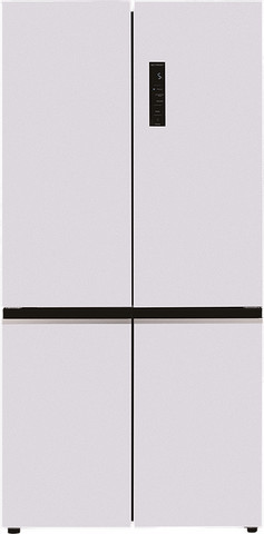 מקרר 4 דלתות Normande ND860 זכוכית לבנה - שמנת