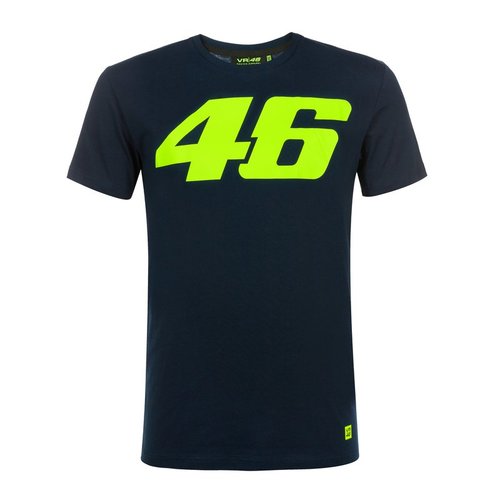 חולצה קצרה ולנטינו רוסי VR46 CORE LARGE 46 T-SHIRT BLUE