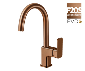 ברז פרח 305420F20S נחושת מוברש PVD סדרת רומא חמת