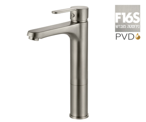 ברז פרח גבוה 305344F16S נירוסטה מוברש PVD סדרת קליר חמת