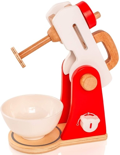 סט מיקסר וקערה מעץ VIGA