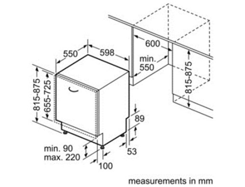 מדיח כלים Bosch SMV50M90EU בוש 