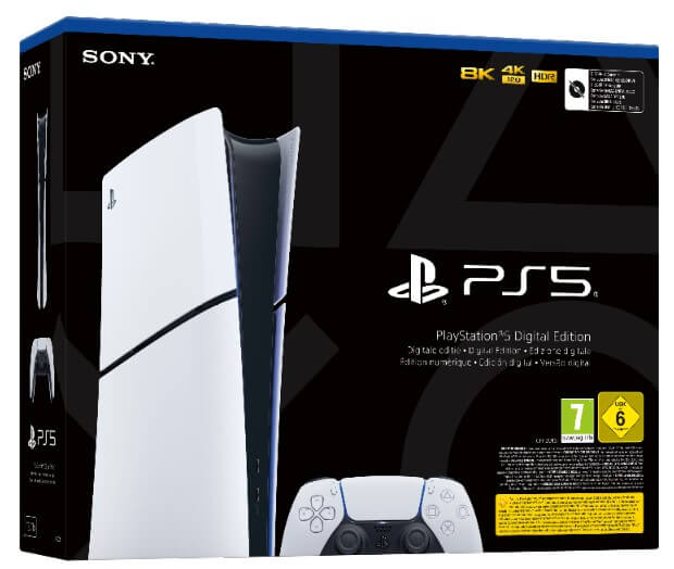 קונסולת משחק סוני 5 גרסא דיגיטלית, PlayStation 5 Slim 1TB Digital Edition