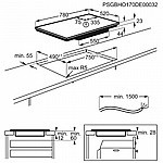 כיריים אינדוקציה ZANUSSI ZIAN844K 
