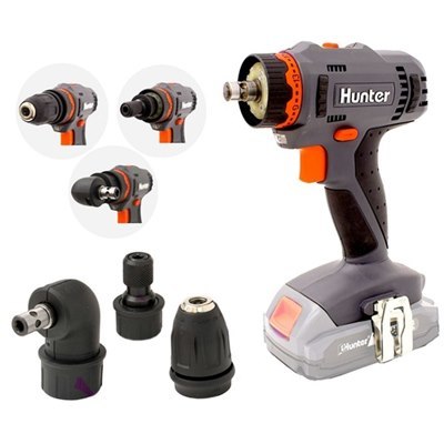 מברגה/מקדחה מודולרית 4 ראשים 18V (גוף בלבד)